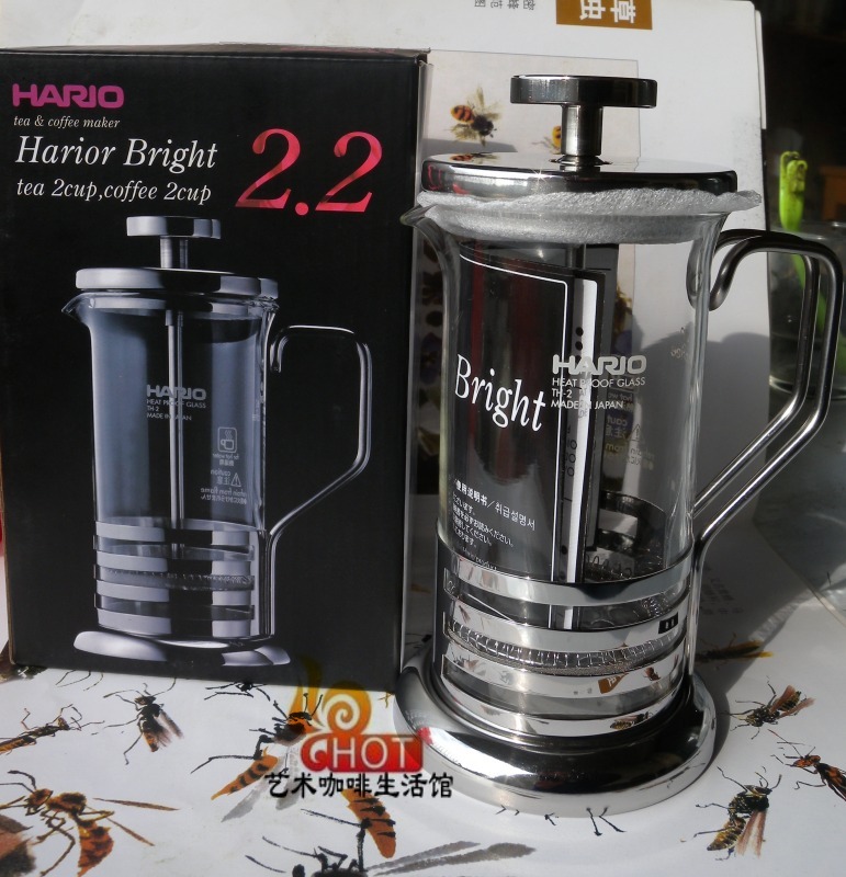 咖啡冲煮器具HARIO品牌介绍:hario法压壶咖啡壶玻璃不锈钢法压壶