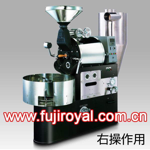 富士皇家R-105咖啡烘焙机怎么样？3kg半热风直火规格与使用注意