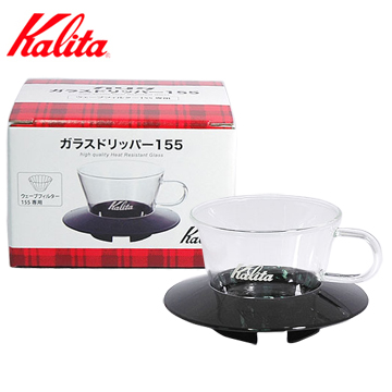 Kalita 155玻璃蛋糕滤杯值得买吗？20道波浪皱褶和V60有什么区别
