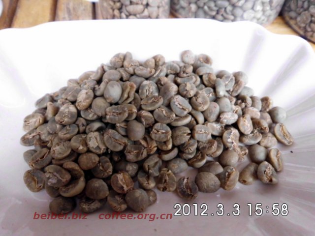 咖啡豆图片 黄金曼特宁生豆 golden mandheling 黄金曼特宁