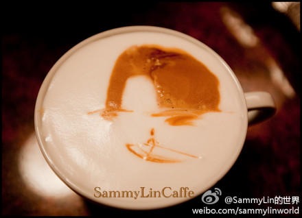 SammyLin的咖啡拉花艺术:象鼻山