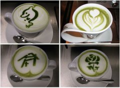 抹茶咖啡 花式咖啡的制作步骤详解