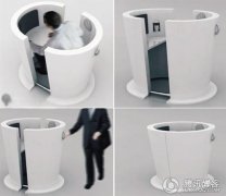 咖啡杯工作间是什么？机场商场里的咖啡杯造型共享办公舱解析