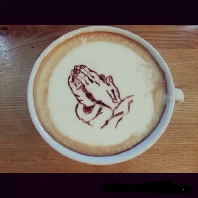 ❤超厉害的咖啡雕画!每一杯都是艺术品