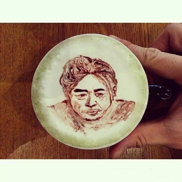 ❤超厉害的咖啡雕画!每一杯都是艺术品