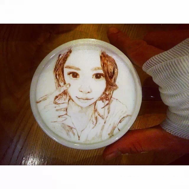 ❤超厉害的咖啡雕画!每一杯都是艺术品