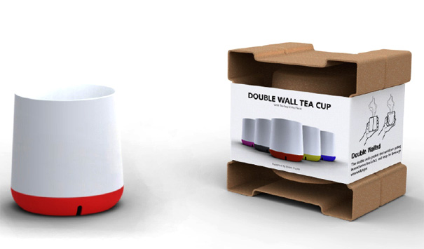 Endrit Hajno设计:Double Walled Tea Mug双层马克杯