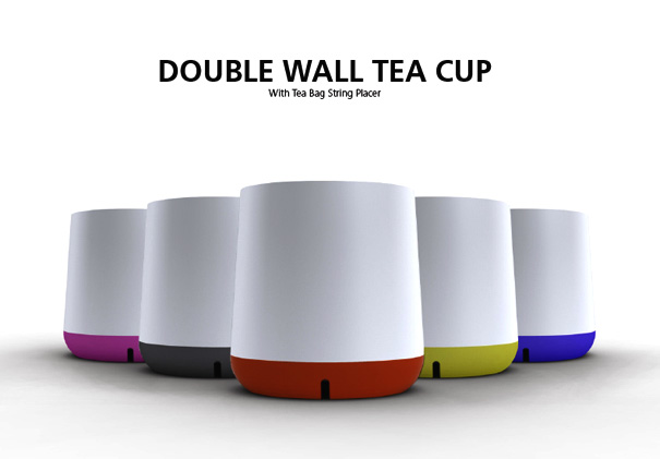 Endrit Hajno设计:Double Walled Tea Mug双层马克杯