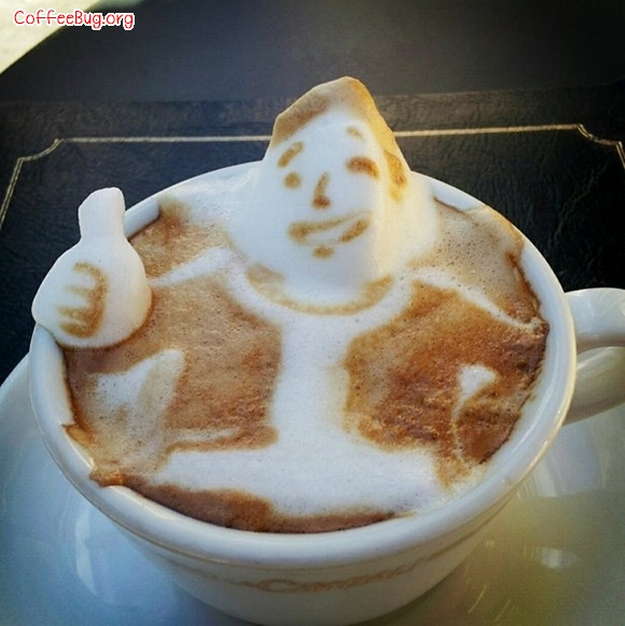 3D拿铁拉花