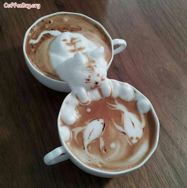 3D拿铁拉花