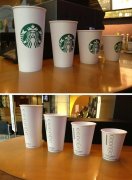 星巴克咖啡杯有小杯吗？小杯中杯大杯超大杯容量与点单区别一次说清