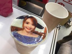 未来商务展 | 咖啡3D打印大头照 永不会送错