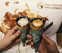 蛋筒咖啡将登陆澳洲：10分钟内喝完，否则“咖啡杯”化掉