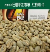 埃塞俄比亚 日晒耶珈雪啡G1 杜梅索小产区咖啡风味口感香气描述