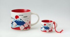 日本东京推出星巴克限定咖啡杯,樱花富士山日风满满