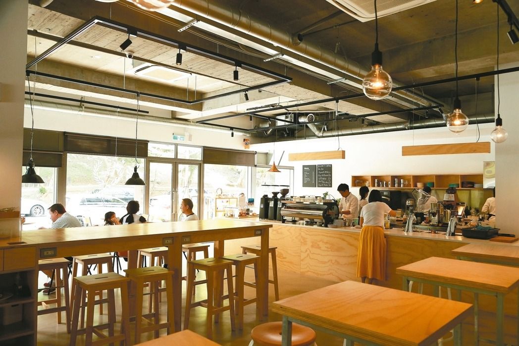 台北市內湖陽光街上的Fika Fika Cafe。 記者陳立凱/攝影 台北市內湖陽光街上的Fika Fika Cafe。 記者陳立凱/攝影